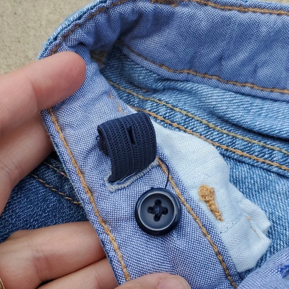 Gap Kids Girls Denim Rolled Hem Shorts‎ Size 7